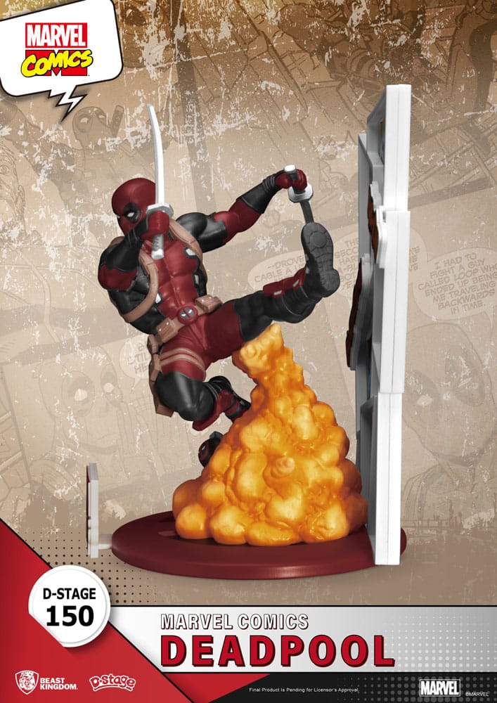 MARVEL D-STAGE PVC DIORAMA DEADPOOL 16 CM