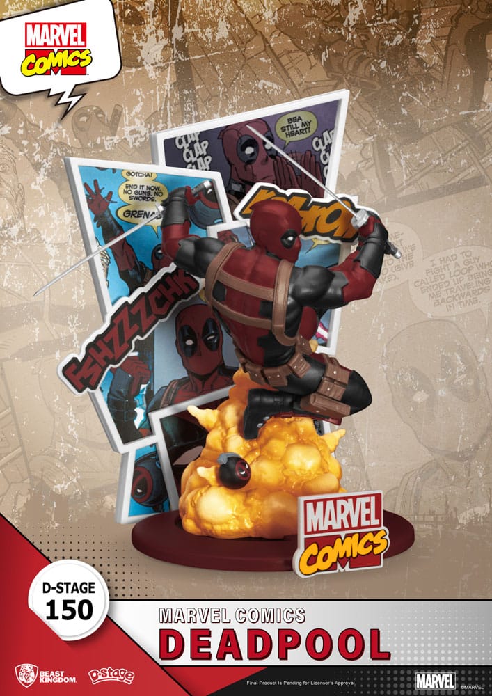 MARVEL D-STAGE PVC DIORAMA DEADPOOL 16 CM