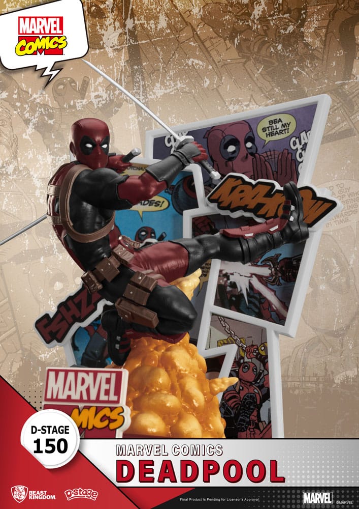 MARVEL D-STAGE PVC DIORAMA DEADPOOL 16 CM