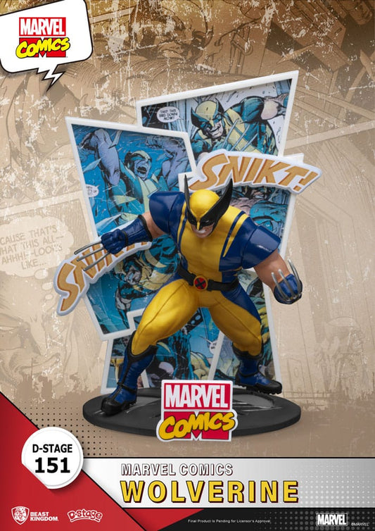 MARVEL D-STAGE PVC DIORAMA WOLVERINE 16 CM
