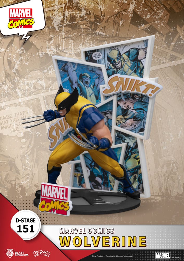 MARVEL D-STAGE PVC DIORAMA WOLVERINE 16 CM