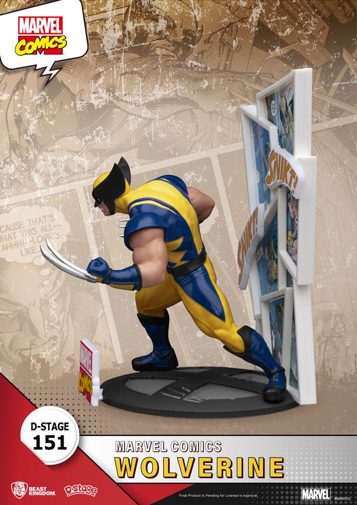MARVEL D-STAGE PVC DIORAMA WOLVERINE 16 CM
