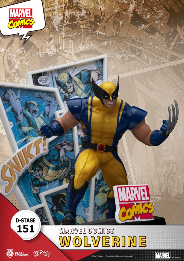 MARVEL D-STAGE PVC DIORAMA WOLVERINE 16 CM