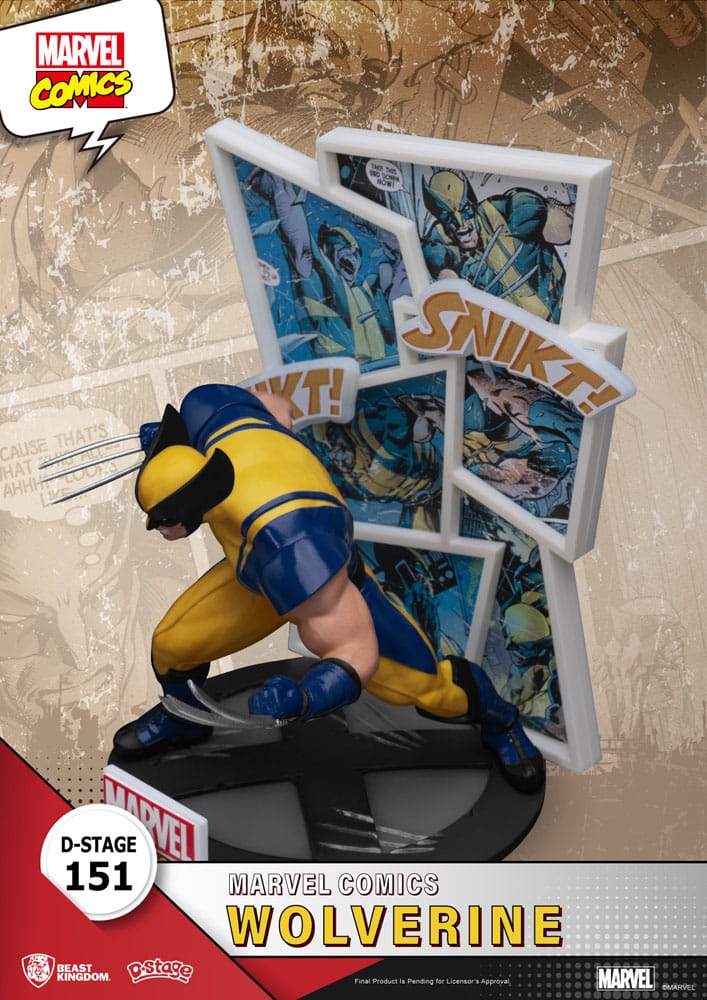 MARVEL D-STAGE PVC DIORAMA WOLVERINE 16 CM