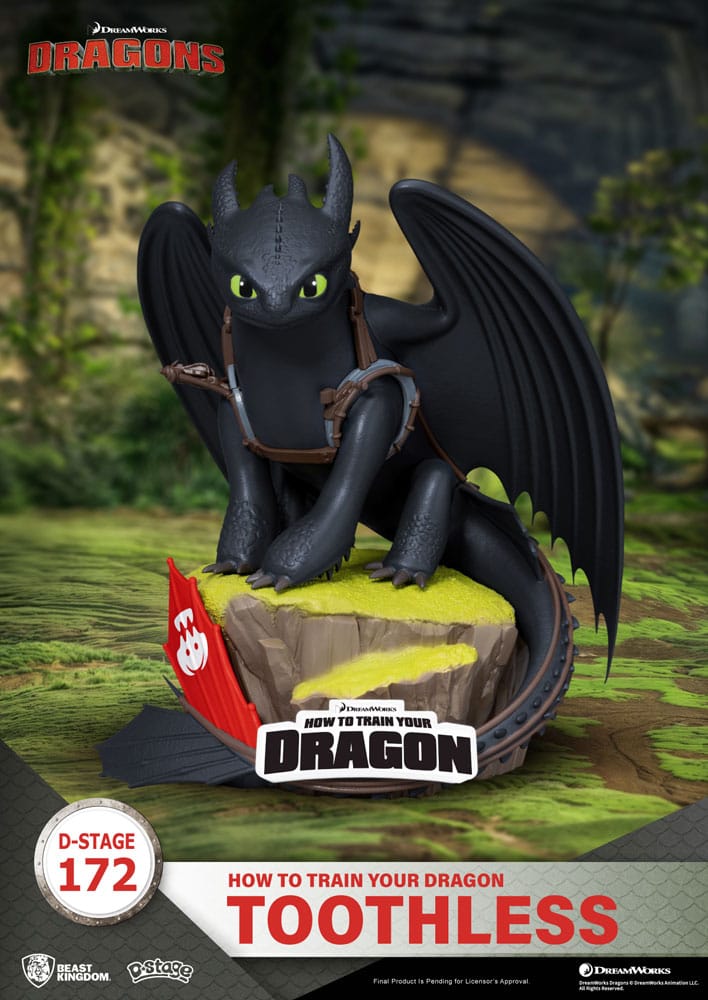 How To Train Your Dragon D-Stage PVC Diorama toothless Statue 14 cm P033427