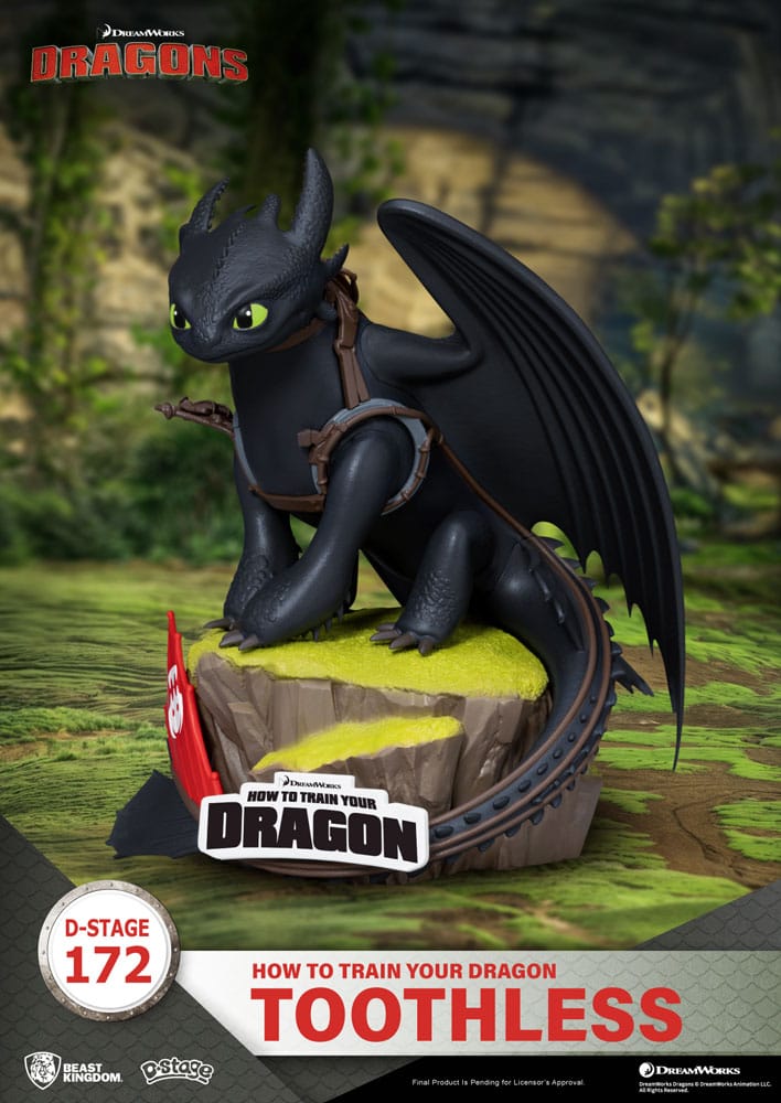 How To Train Your Dragon D-Stage PVC Diorama toothless Statue 14 cm P033427