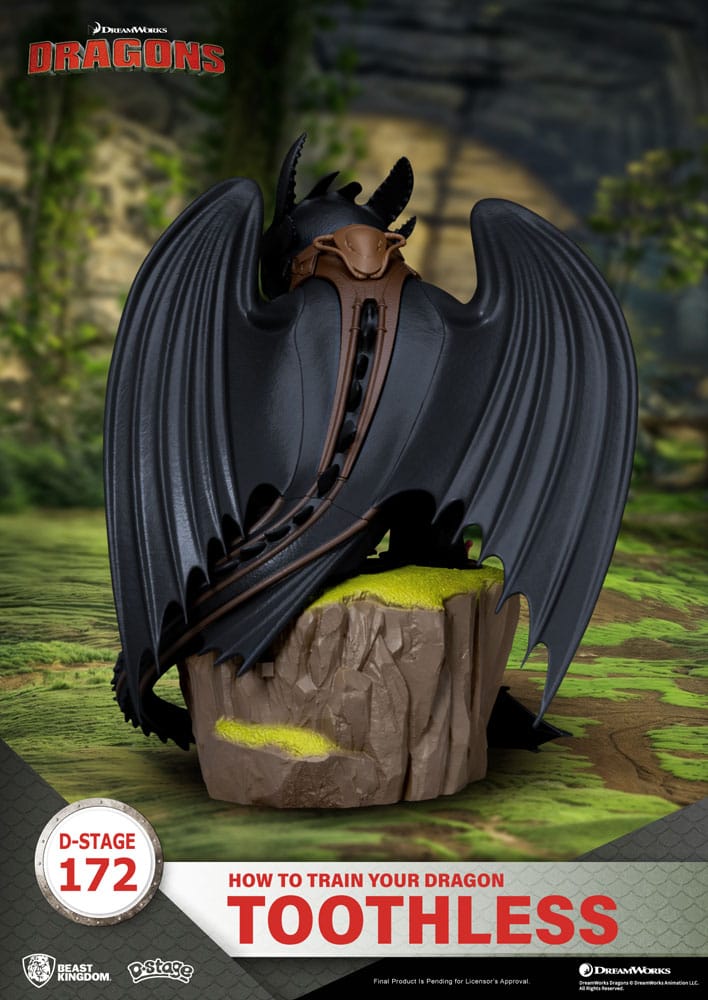 How To Train Your Dragon D-Stage PVC Diorama toothless Statue 14 cm P033427