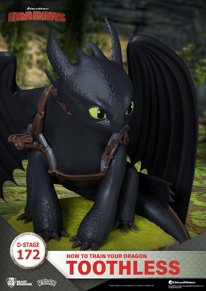 How To Train Your Dragon D-Stage PVC Diorama toothless Statue 14 cm P033427