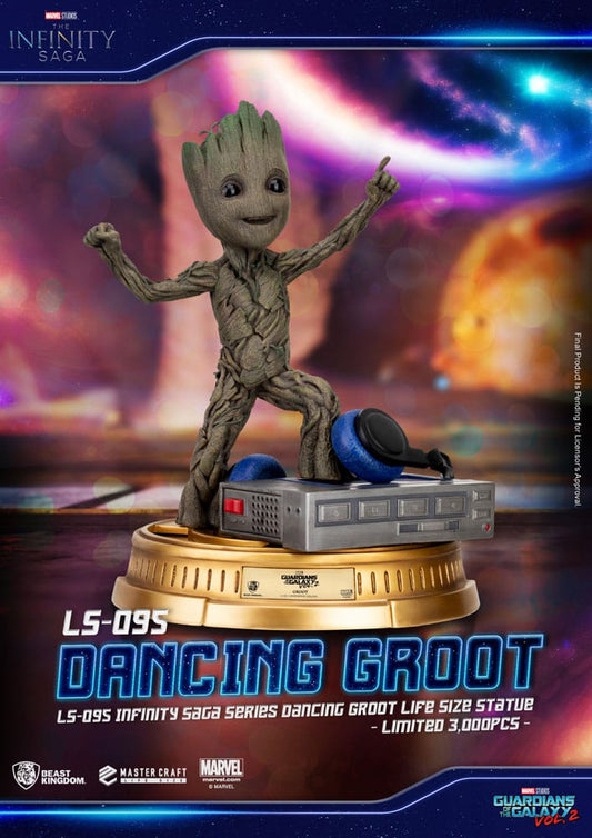 Guardians of the Galaxy 2 Life-Size Statue Dancing Groot heo EU Exclusive 32 cm P033451