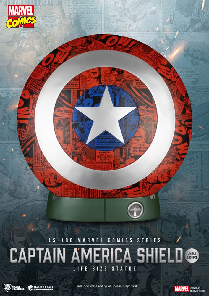 Marvel Comics PVC Captain America Shield Life Size Statue 64 cm P033452