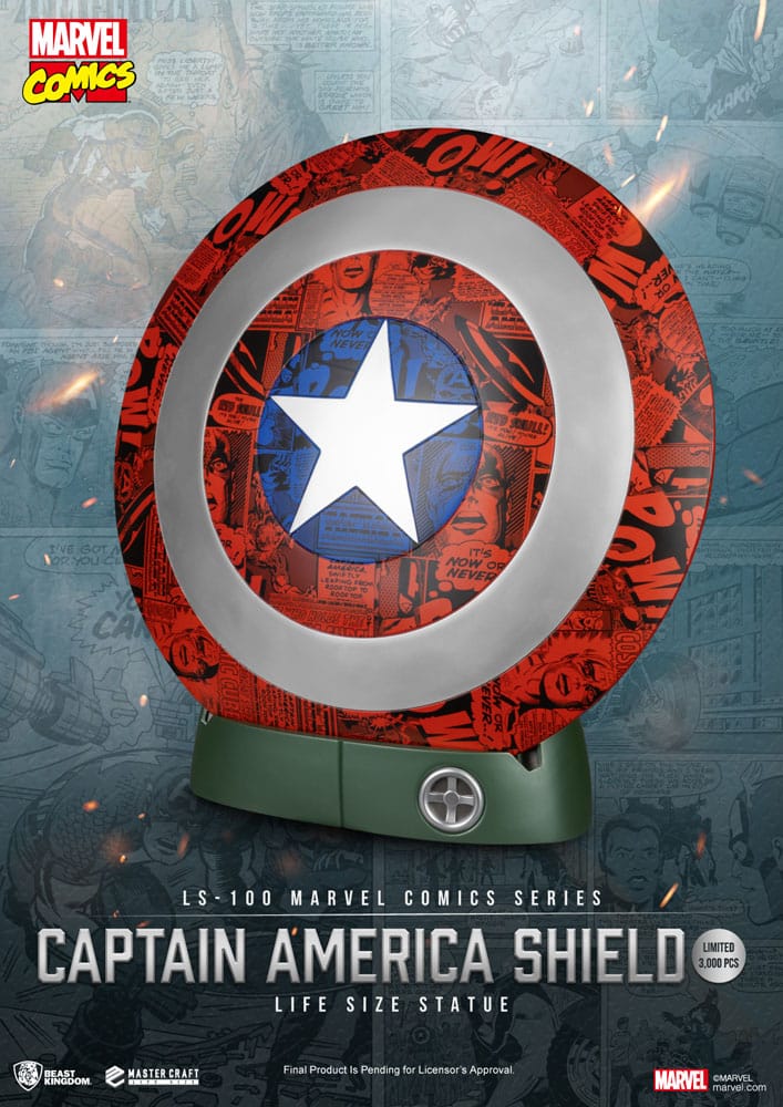 Marvel Comics PVC Captain America Shield Life Size Statue 64 cm P033452