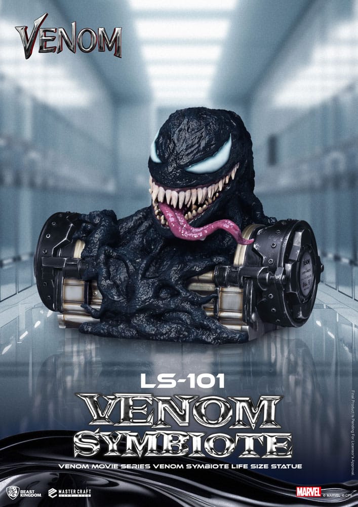 Venom Movie Series Life-Size Statue Venom Symbiote 24 cm P033453