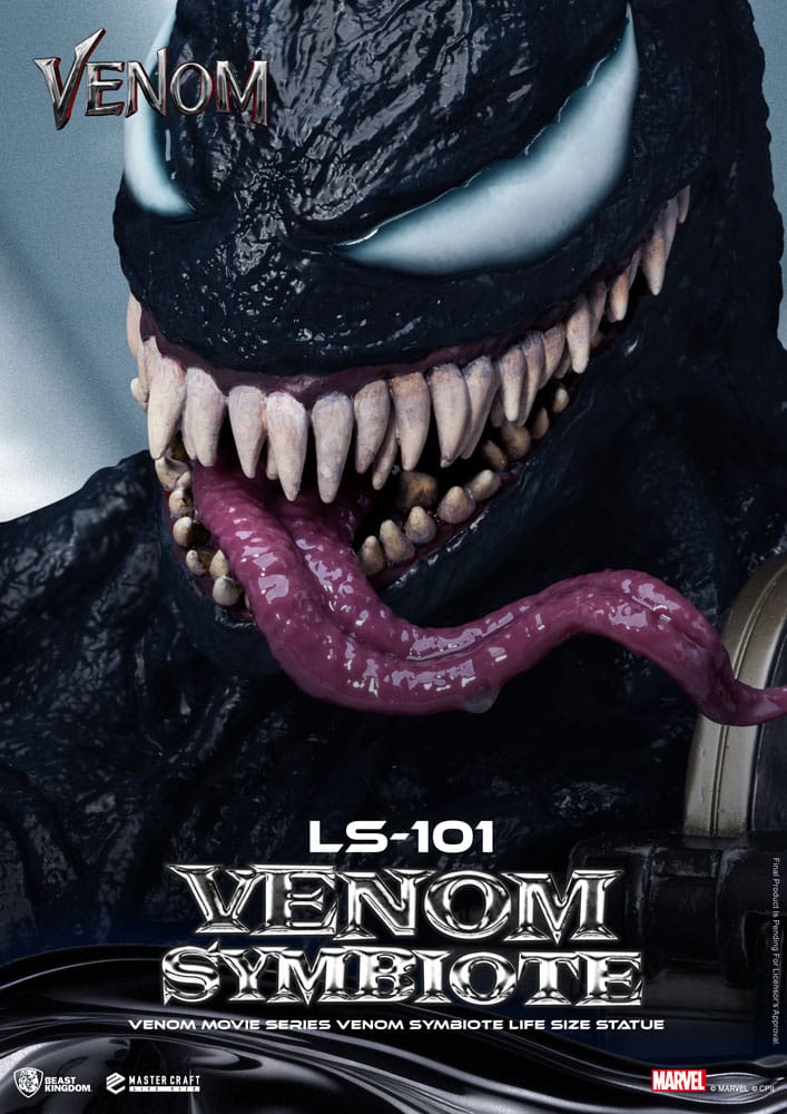 Venom Movie Series Life-Size Statue Venom Symbiote 24 cm P033453