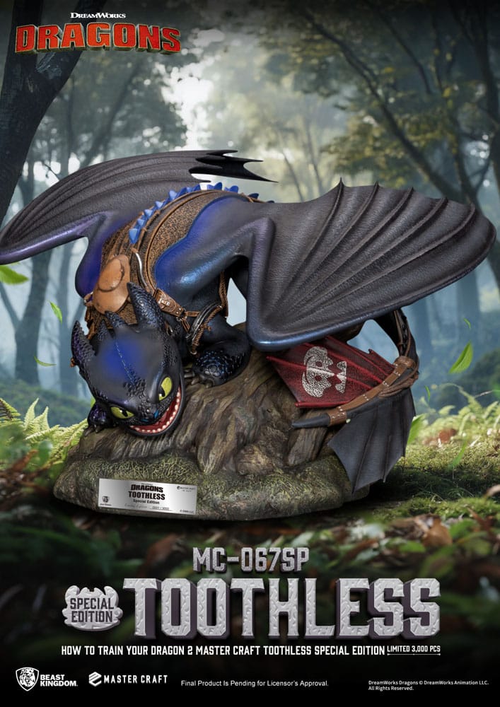 How To Train Your Dragon 2 Master Craft Statue Toothless 38 cm P065814