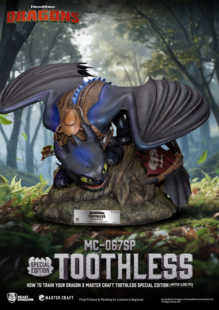 How To Train Your Dragon 2 Master Craft Statue Toothless 38 cm P065814