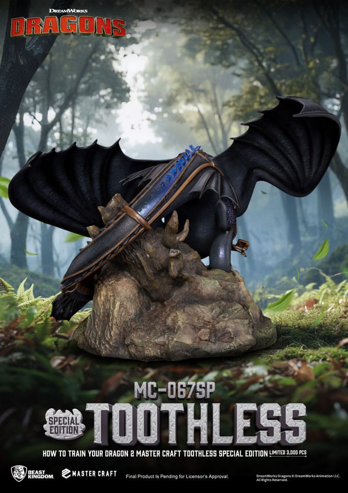 How To Train Your Dragon 2 Master Craft Statue Toothless 38 cm P065814