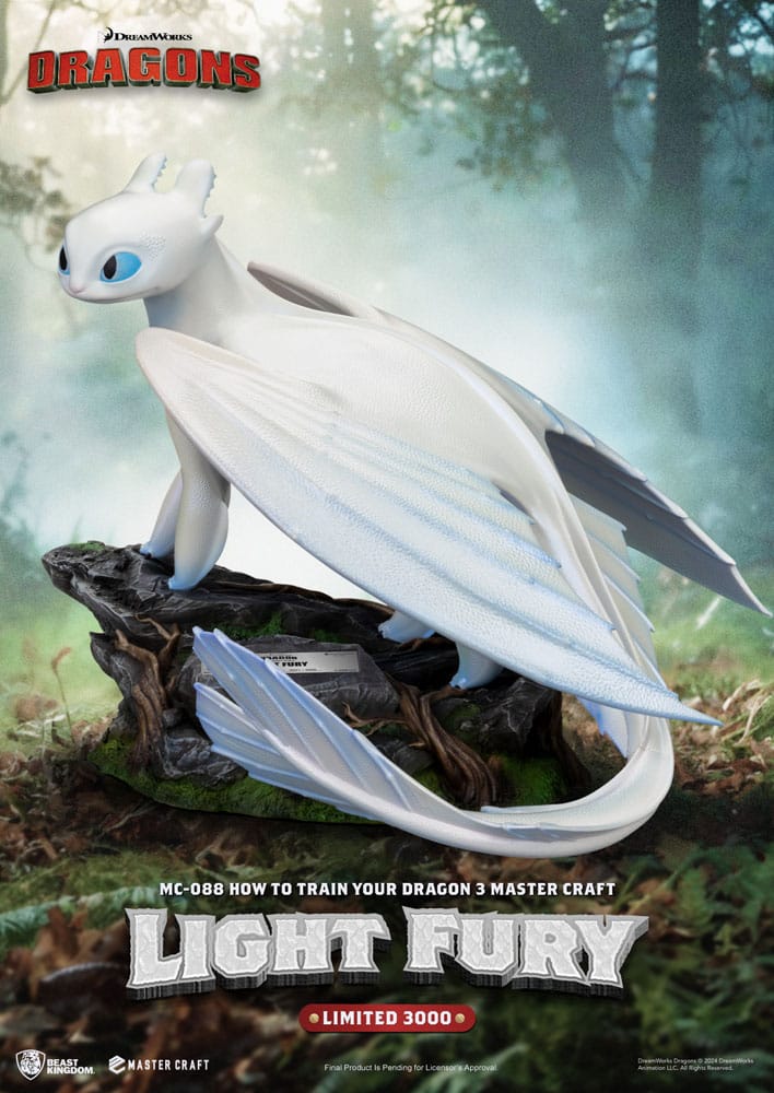 How To Train Your Dragon 3 Master Craft Statue Light Fury 29 cm P033470