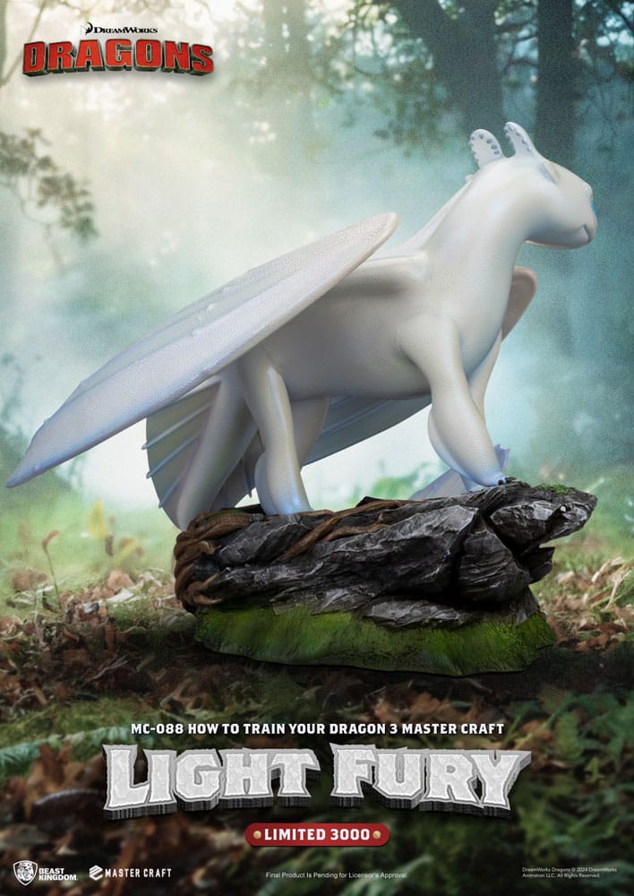 How To Train Your Dragon 3 Master Craft Statue Light Fury 29 cm P033470