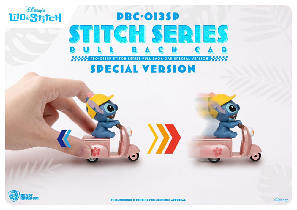 Lilo & Stitch Pull Back Cars Blind Box 6-Pack Special Edition P033522