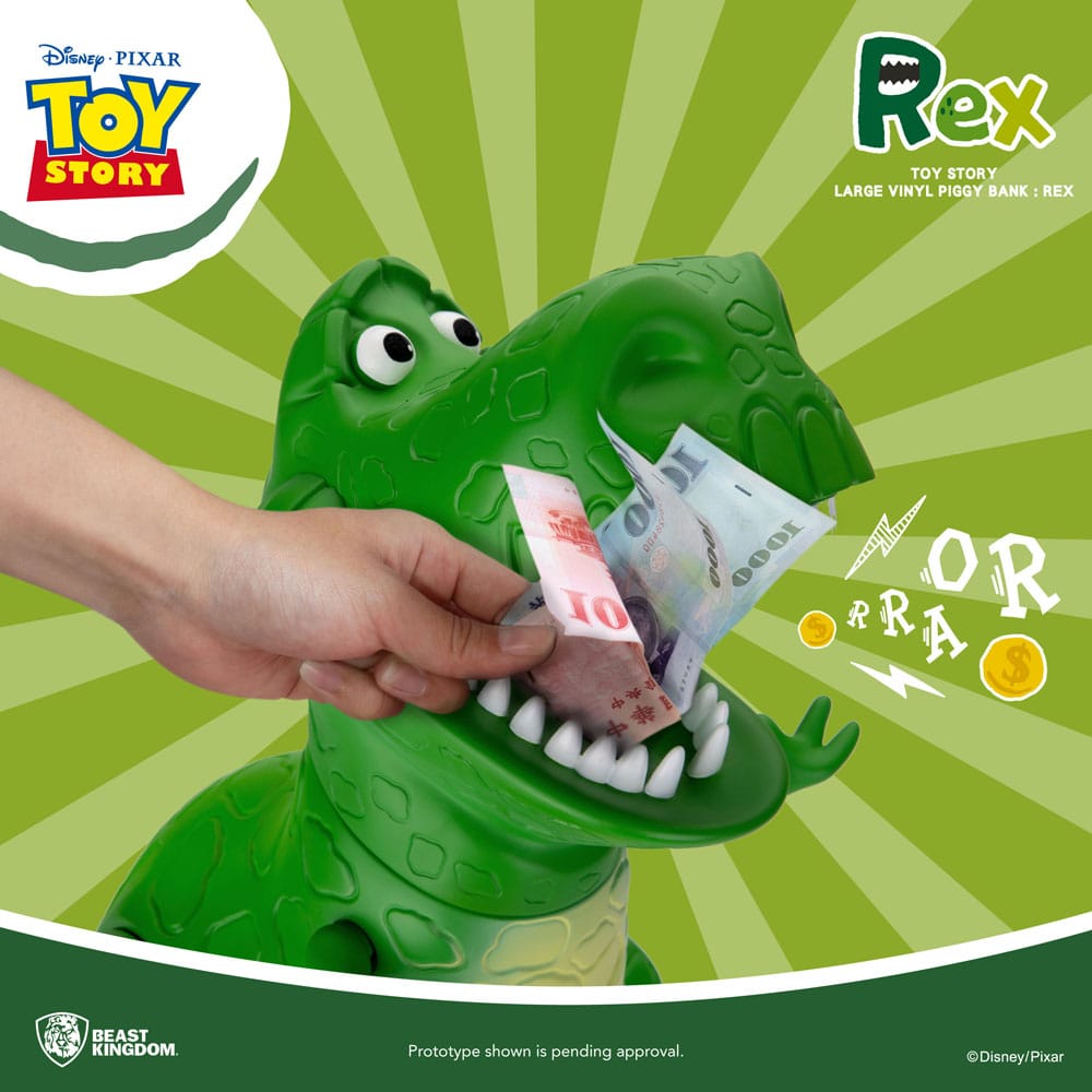 Toy Story Piggy Vinyl Bank Rex 46 cm P033530