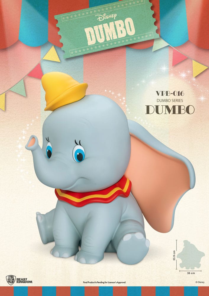 Disney Funktional Figure Vinyl Bank Dumbo 34 cm P033534