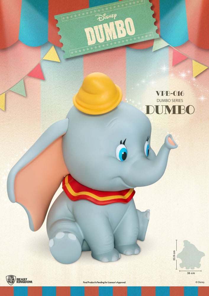 Disney Funktional Figure Vinyl Bank Dumbo 34 cm P033534
