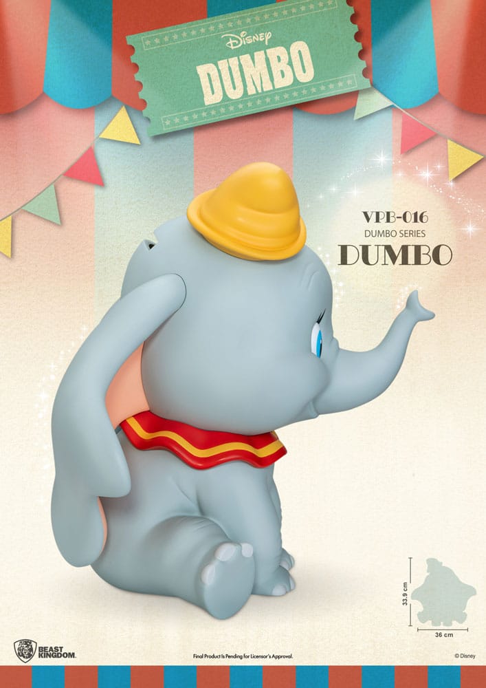 Disney Funktional Figure Vinyl Bank Dumbo 34 cm P033534