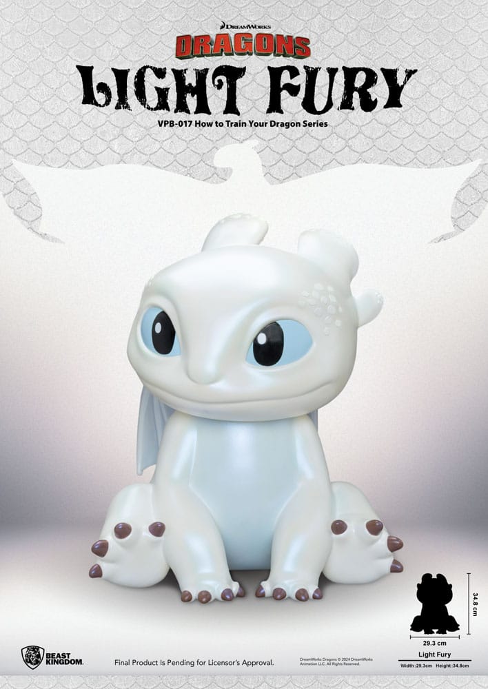 How to Train Your Dragon Funktional Figure Vinyl Light Fury 35 cm P033535
