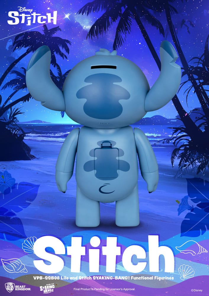 Lilo & Stitch Syaking Bang Vinyl Bank Stitch 30 cm P033563