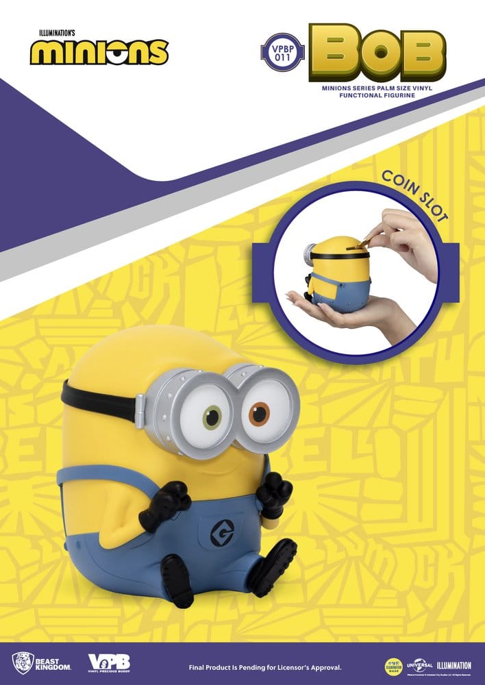 Minions Piggy Vinyl Bank Winnie Bob 10 cm P073379