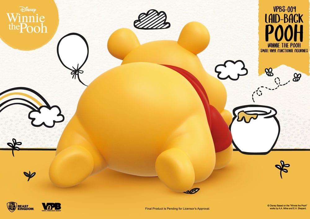 Winnie The Pooh Small Vinyl Bank laid-back Winnie 17 cm P033553