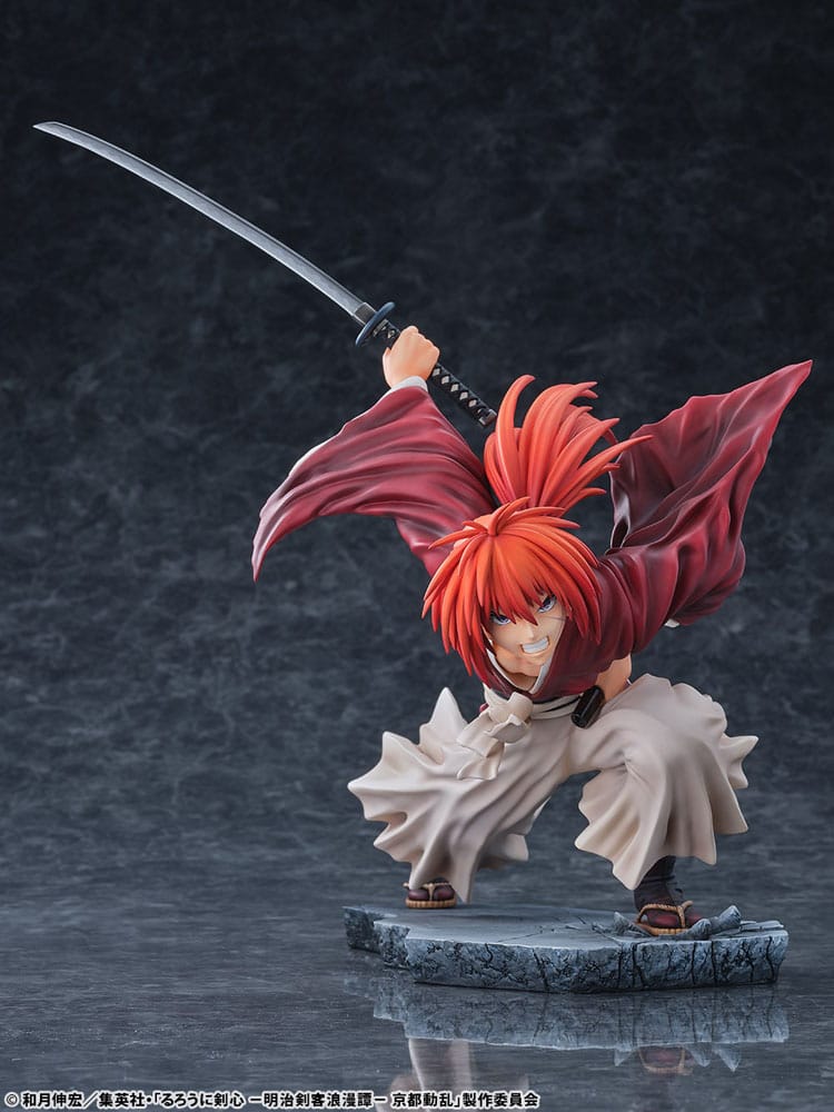 Rurouni Kenshin: Meiji Kenkaku Romantan Kyoto Douran PVC Statue 1/6 Kenshin Himura Dragon Flight of Heaven Ver. 26 cm P033587