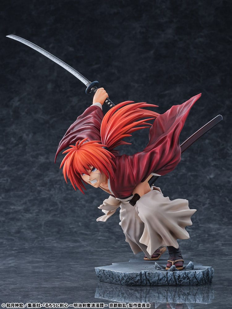 Rurouni Kenshin: Meiji Kenkaku Romantan Kyoto Douran PVC Statue 1/6 Kenshin Himura Dragon Flight of Heaven Ver. 26 cm P033587
