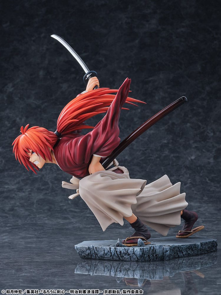 Rurouni Kenshin: Meiji Kenkaku Romantan Kyoto Douran PVC Statue 1/6 Kenshin Himura Dragon Flight of Heaven Ver. 26 cm P033587