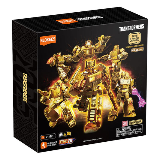 Transformers X Blokees Plastic Model Kit Yearly Version 02 The Golden Lagoon Defence Assortment (6) P033621