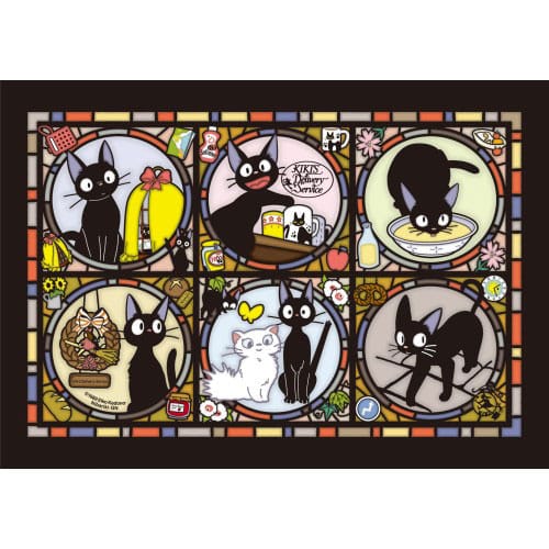 Kiki's Delivery Service Jigsaw Puzzle Stained Glass Jiji's everyday P033717