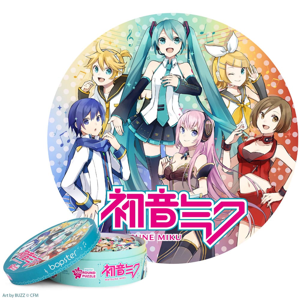 Hatsune Miku Jigsaw Puzzle Round 500 pieces P033961
