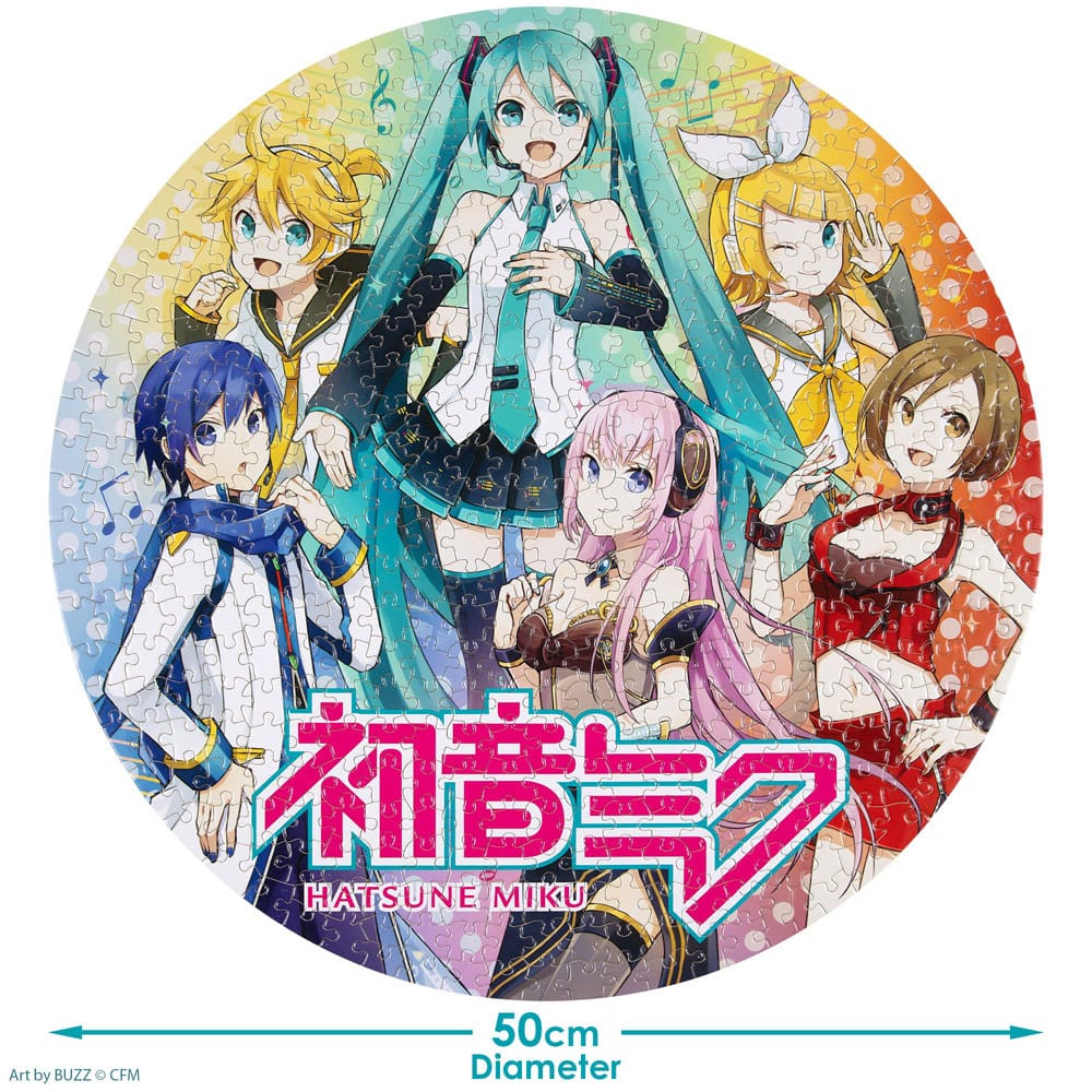Hatsune Miku Jigsaw Puzzle Round 500 pieces P033961