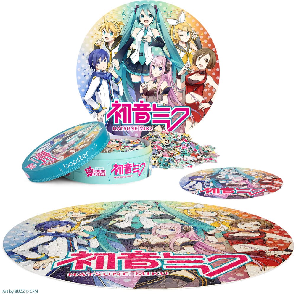 Hatsune Miku Jigsaw Puzzle Round 500 pieces P033961