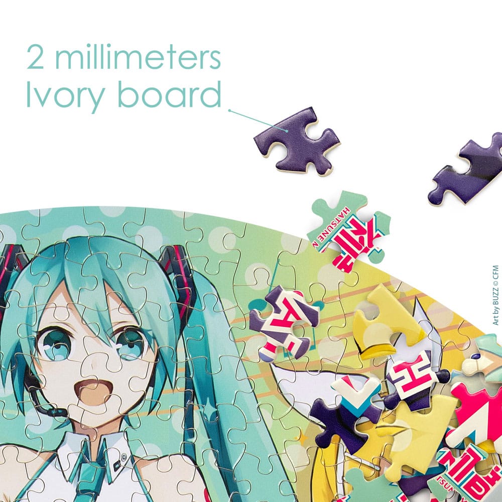 Hatsune Miku Jigsaw Puzzle Round 500 pieces P033961