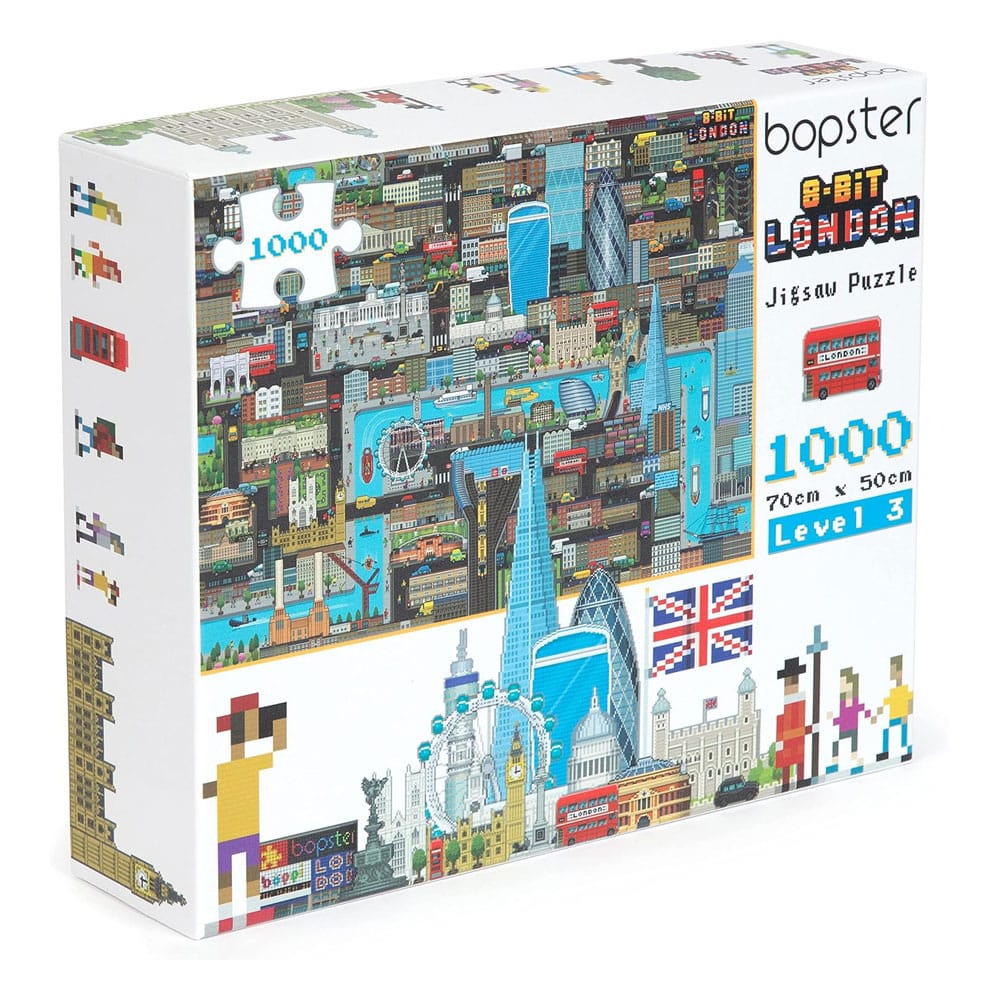 8-Bit Pixel Puzzle London Level 3 1000 Pieces P033965