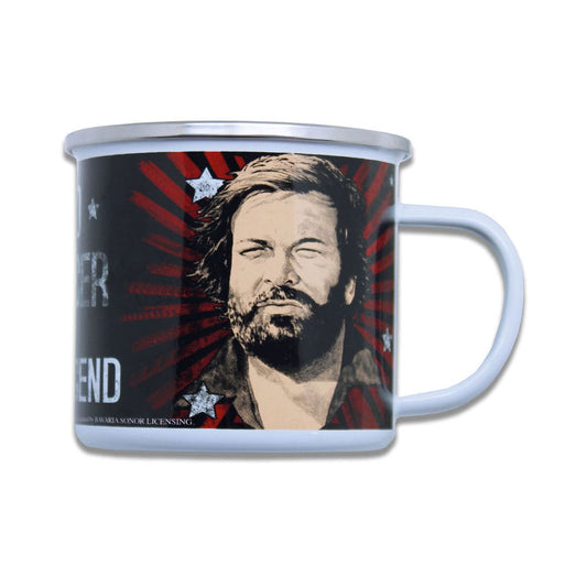 BUD SPENCER ENAMEL MUG THE LEGEND P034041