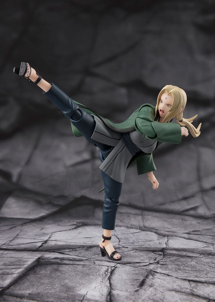 NARUTO S.H.FIGUARTS ACTION FIGURE TSUNADE THE LEGENDARY MEDICAL NINJA 14 CM P034285