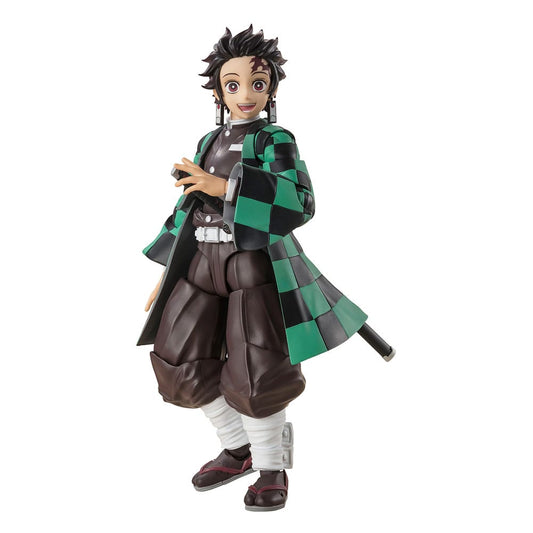 DEMON SLAYER: KIMETSU NO YAIBA S.H. FIGUARTS ACTION FIGURE TANJIRO KAMADO 14 CM P034296