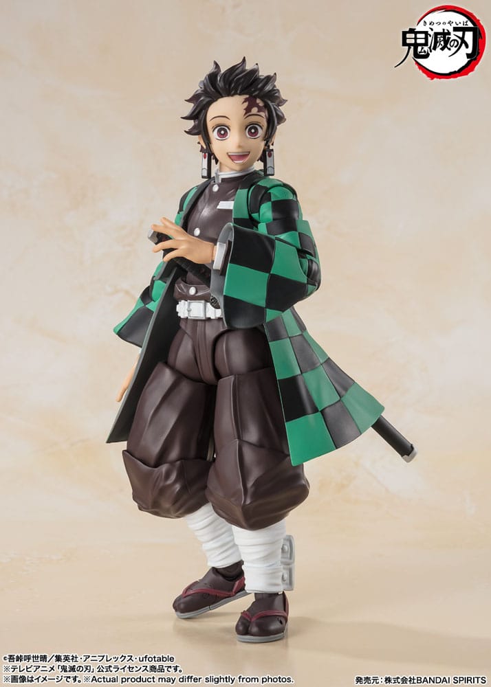 DEMON SLAYER: KIMETSU NO YAIBA S.H. FIGUARTS ACTION FIGURE TANJIRO KAMADO 14 CM P034296
