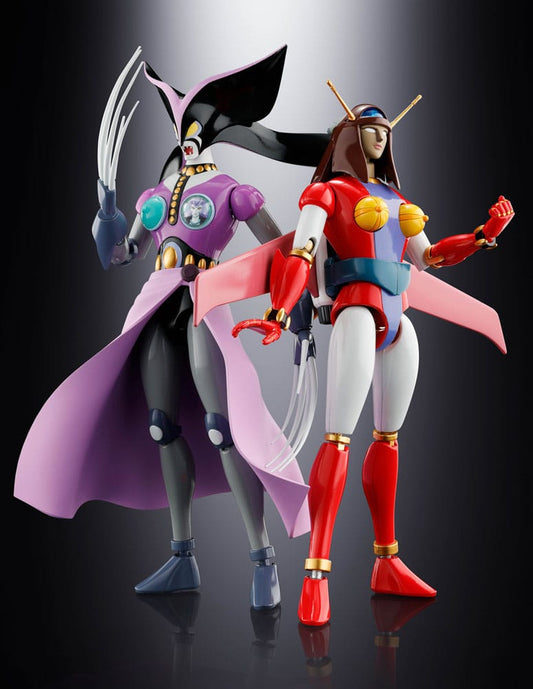 GREAT MAZINGER SOUL OF CHOGOKIN DIECAST ACTION FIGURES GX-114 JANUS & GX-12R VEN P034332