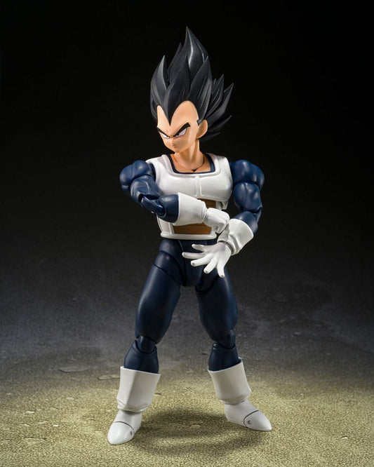 DRAGON BALL S.H. FIGUARTS ACTION FIGURE VEGETA OLD BATTLE CLOTHES 14 CM P034337