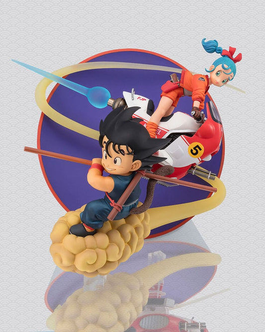 DRAGON BALL FIGUARTS ZERO PVC STATUE SON GOKU & BULMA 18 CM