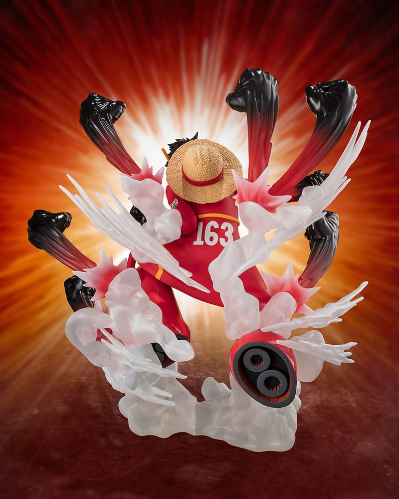 One Piece Figuarts ZERO Extra Battle PVC Statue Monkey D. Luffy -Gum Gum Hawk Gatling- 19 cm P034391
