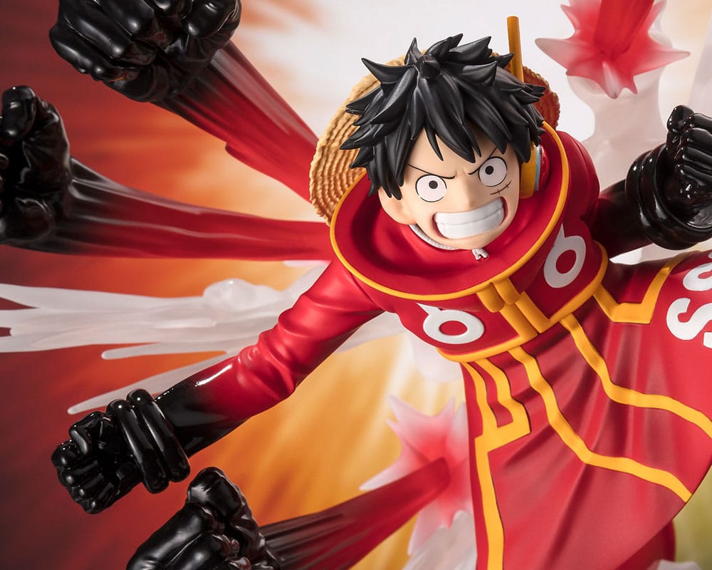 One Piece Figuarts ZERO Extra Battle PVC Statue Monkey D. Luffy -Gum Gum Hawk Gatling- 19 cm P034391